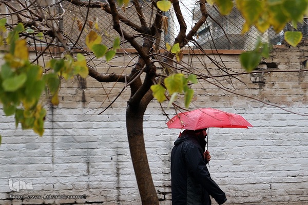 اولین باران زمستانی تهران