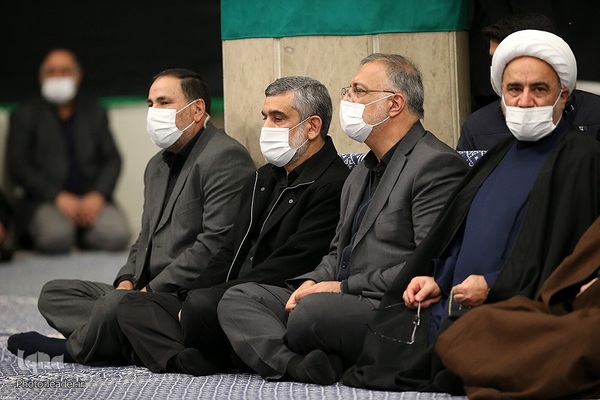 اولین شب مراسم عزاداری حضرت فاطمه‌زهرا سلام‌الله‌علیها در حسینیه امام خمینی(ره)