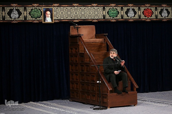 اولین شب مراسم عزاداری حضرت فاطمه‌زهرا سلام‌الله‌علیها در حسینیه امام خمینی(ره)