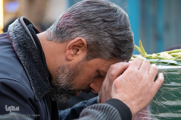 مراسم وداع با پیکر پاک شهدای ۸ سال دفاع مقدس در اصفهان‎‎