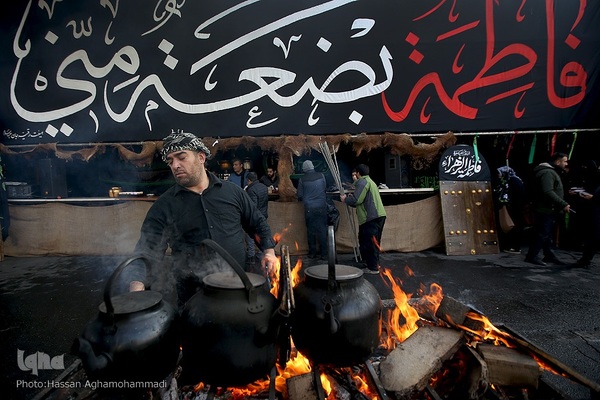 تجمع هیئت‌های عاشورای فاطمی در میدان هفت تیر