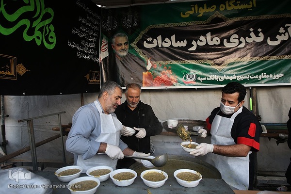 تجمع هیئت‌های عاشورای فاطمی در میدان هفت تیر