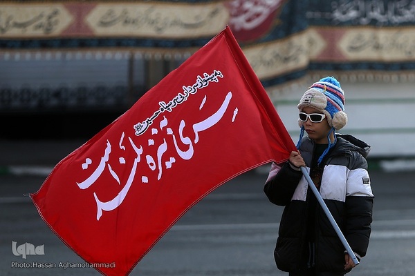 تجمع هیئت‌های عاشورای فاطمی در میدان هفت تیر