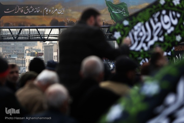 تجمع هیئت‌های عاشورای فاطمی در میدان هفت تیر