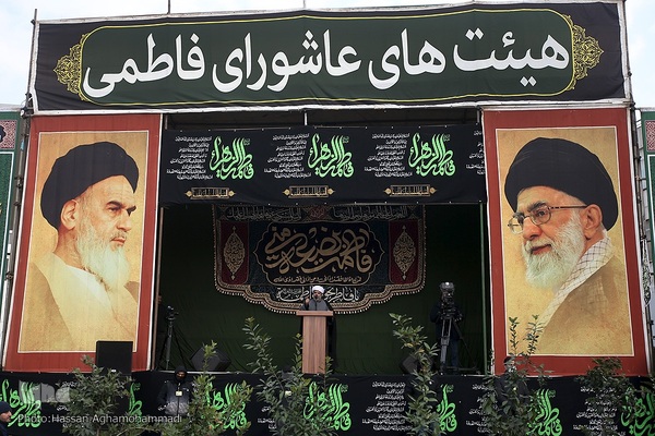 تجمع هیئت‌های عاشورای فاطمی در میدان هفت تیر