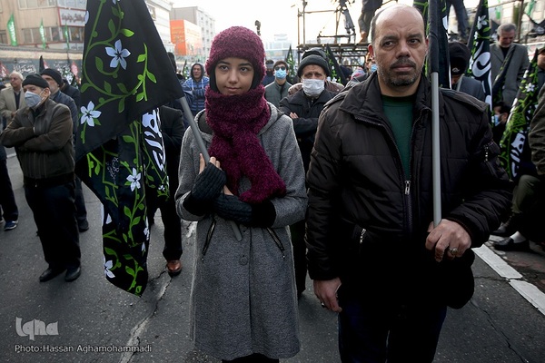 تجمع هیئت‌های عاشورای فاطمی در میدان هفت تیر