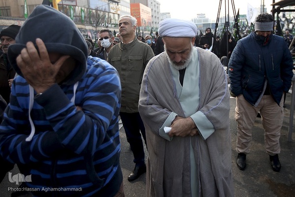 تجمع هیئت‌های عاشورای فاطمی در میدان هفت تیر