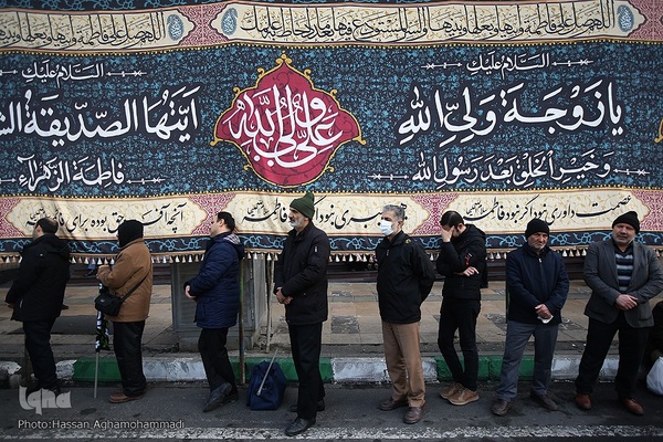 تجمع هیئت‌های عاشورای فاطمی در میدان هفت تیر