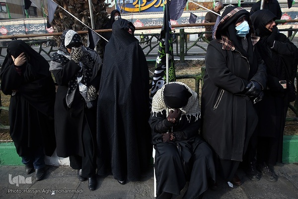 تجمع هیئت‌های عاشورای فاطمی در میدان هفت تیر