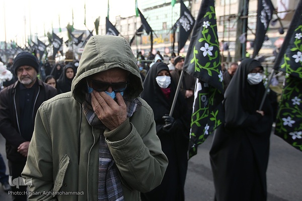 تجمع هیئت‌های عاشورای فاطمی در میدان هفت تیر