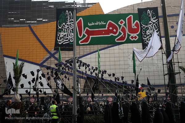 تجمع هیئت‌های عاشورای فاطمی در میدان هفت تیر