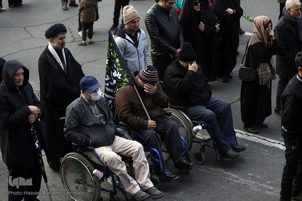 تجمع هیئت‌های عاشورای فاطمی در میدان هفت تیر