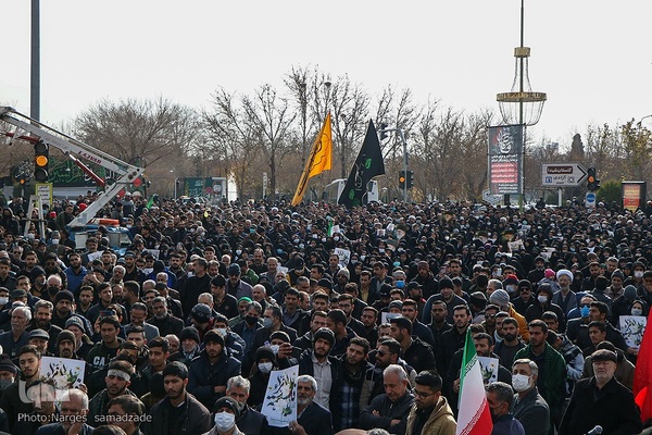 تشییع پیکر شهدا در اصفهان‎‎