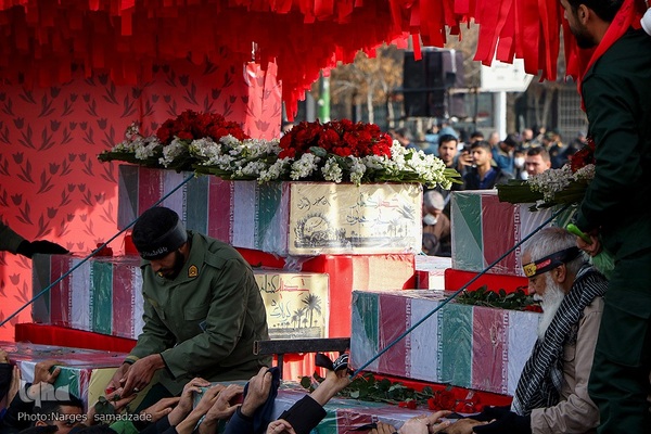 تشییع پیکر شهدا در اصفهان‎‎