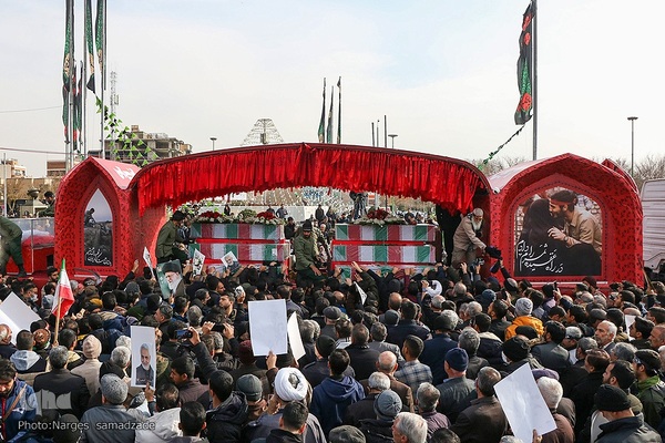 تشییع پیکر شهدا در اصفهان‎‎