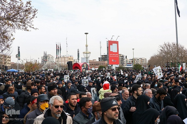 تشییع پیکر شهدا در اصفهان‎‎