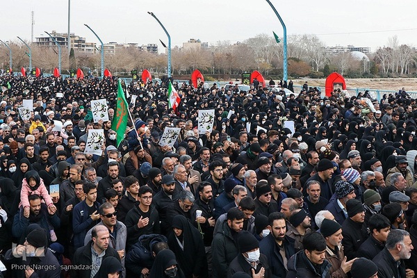 تشییع پیکر شهدا در اصفهان‎‎