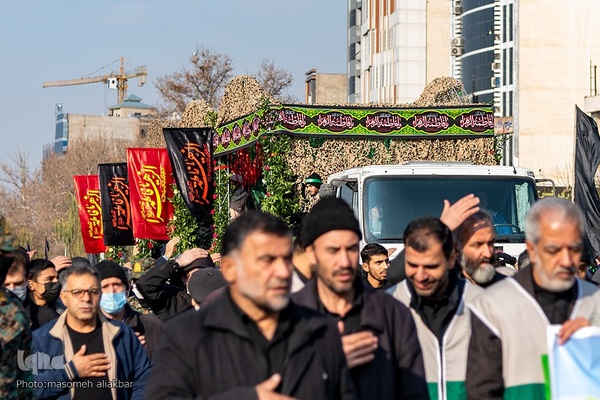 تشییع پیکر مطهر ۴ شهید گمنام دفاع مقدس در کرج‎‎