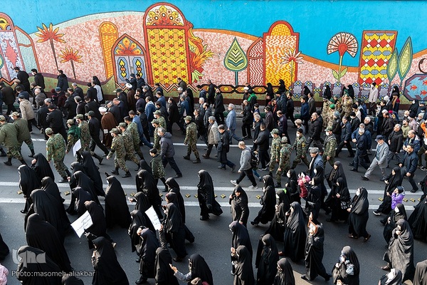 تشییع پیکر مطهر ۴ شهید گمنام دفاع مقدس در کرج‎‎