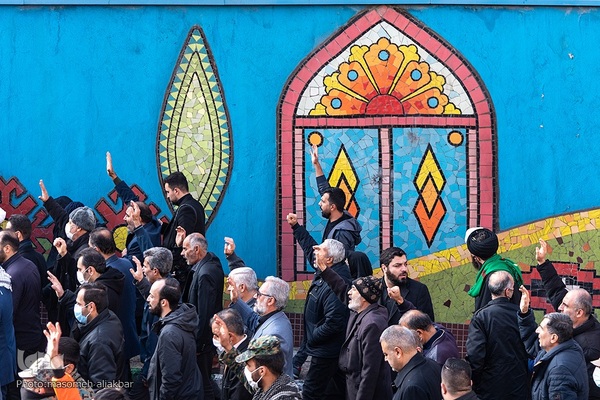 تشییع پیکر مطهر ۴ شهید گمنام دفاع مقدس در کرج‎‎