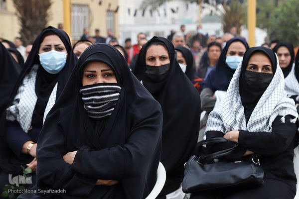 تشییع شهید گمنام در شرکت ملی حفاری