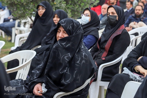 تشییع شهید گمنام در شرکت ملی حفاری