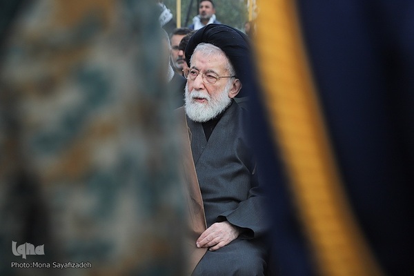 تشییع شهید گمنام در شرکت ملی حفاری