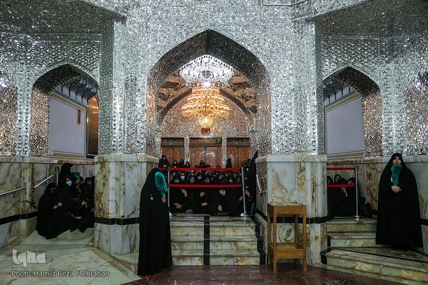 غبار‌روبی مضجع مطهر حضرت عبدالعظیم حسنی(ع)