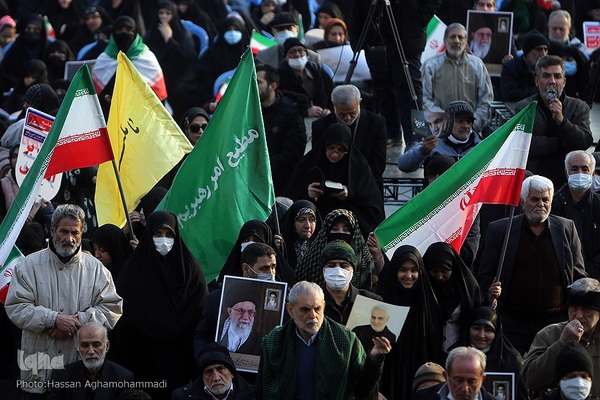 مراسم گرامیداشت یوم‌الله ۹دی در میدان امام حسین (ع)