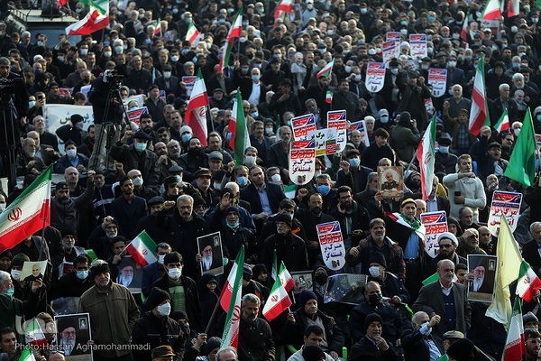 مراسم گرامیداشت یوم‌الله ۹دی در میدان امام حسین (ع)