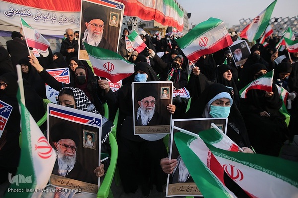 مراسم گرامیداشت یوم‌الله ۹دی در میدان امام حسین (ع)