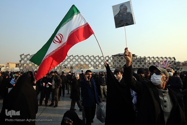 مراسم گرامیداشت یوم‌الله ۹دی در میدان امام حسین (ع)