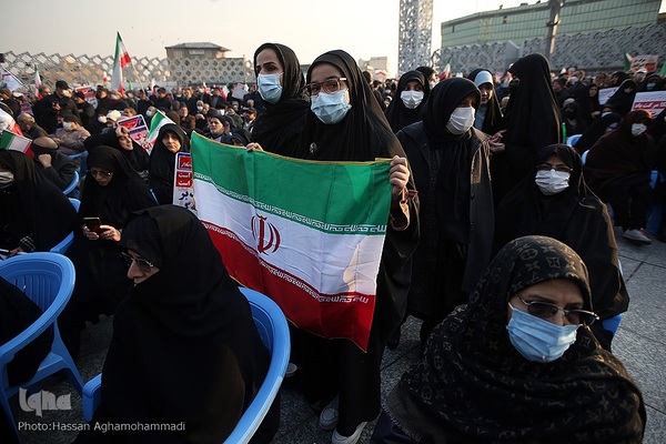 مراسم گرامیداشت یوم‌الله ۹دی در میدان امام حسین (ع)