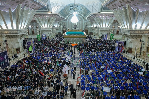 تجمع بزرگ جامعه کارگری و کارفرمائی به مناسبت ایام سالگرد حاج قاسم سلیمانی