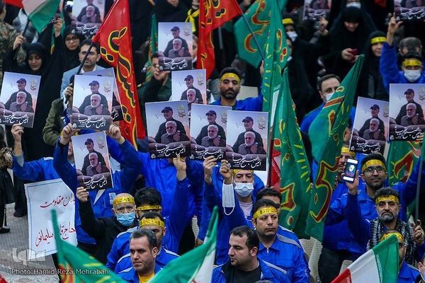 تجمع بزرگ جامعه کارگری و کارفرمائی به مناسبت ایام سالگرد حاج قاسم سلیمانی