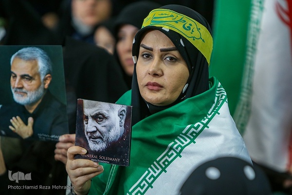 بزرگداشت شهادت سردار سلیمانی در مصلی تهران