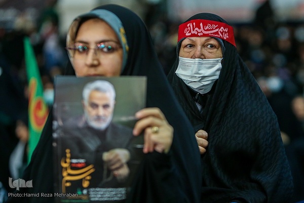 بزرگداشت شهادت سردار سلیمانی در مصلی تهران