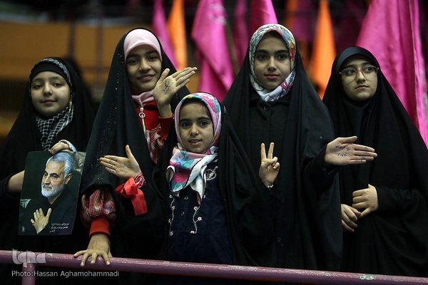 اجتماع بزرگ «دختران حاج قاسم» در ورزشگاه ۱۲ هزار نفری آزادی