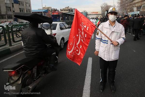 آیین خاکسپاری پیکر مطهر شهید گمنام دوران دفاع مقدس در وزارت تعاون، کار و رفاه اجتماعی