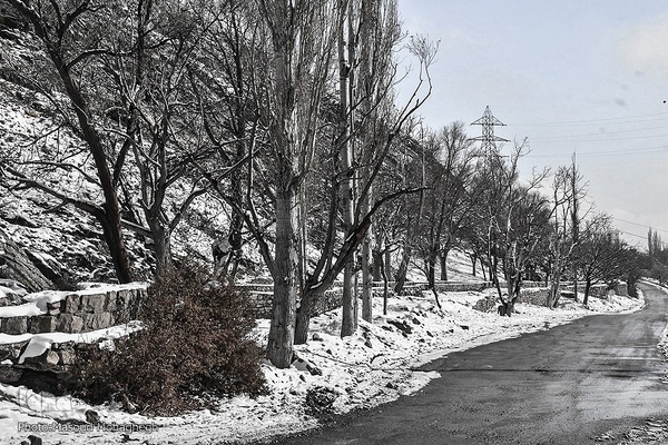 رخت‌سفید زمستان بر تن شهمیرزاد