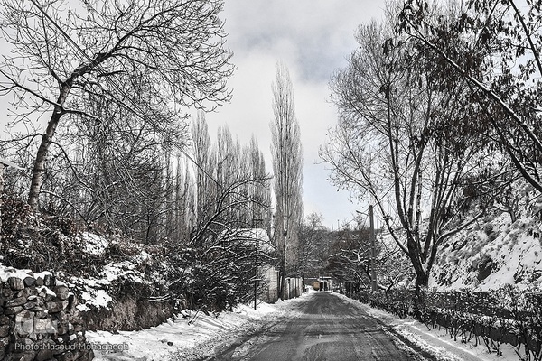 رخت‌سفید زمستان بر تن شهمیرزاد