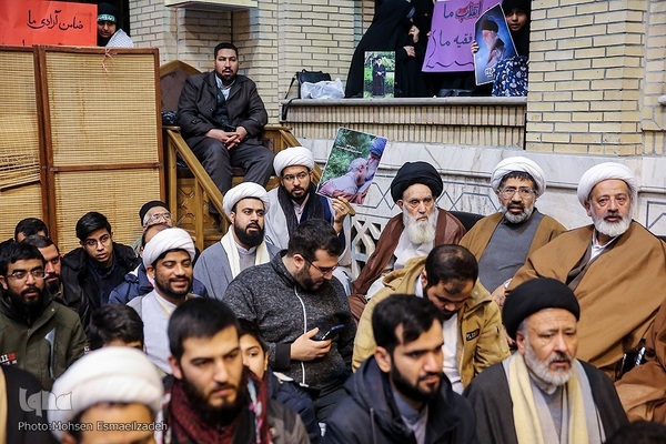 اجتماع حوزویان خراسان در حمایت از رهبر انقلاب