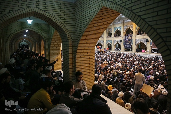 اجتماع حوزویان خراسان در حمایت از رهبر انقلاب