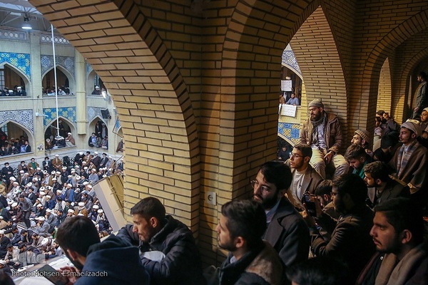 اجتماع حوزویان خراسان در حمایت از رهبر انقلاب