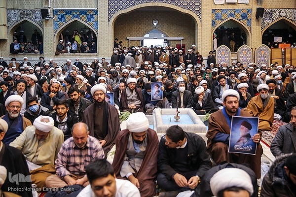 اجتماع حوزویان خراسان در حمایت از رهبر انقلاب