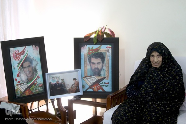 مادر شهیدان داود و مجید کشتکار سهی