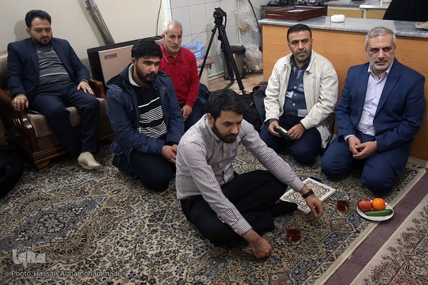 دیدار جمعی از نمایندگان جامعه قرآنی با خانواده شهیدان کشتکار سهی