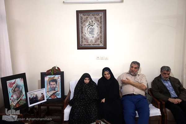 دیدار جمعی از نمایندگان جامعه قرآنی با خانواده شهیدان کشتکار سهی
