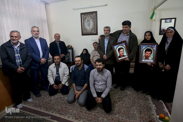 دیدار جمعی از نمایندگان جامعه قرآنی با خانواده شهیدان کشتکار سهی