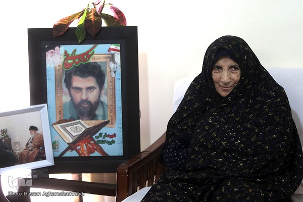 مادر شهیدان داود و مجید کشتکار سهی
